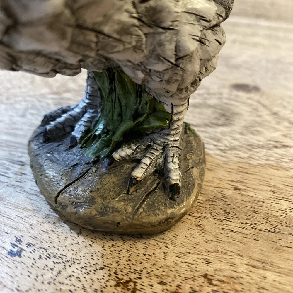 Adorable Shelf Sitter Chicken Decorative Handcrafted, Resin Farmhouse